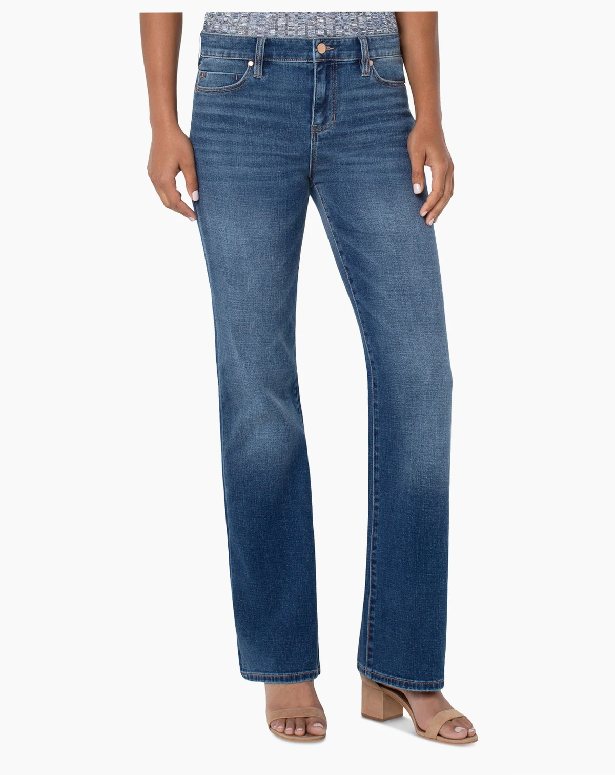 Livepool Los Angeles Women's Lucy Bootcut Mid-Rise Jeans