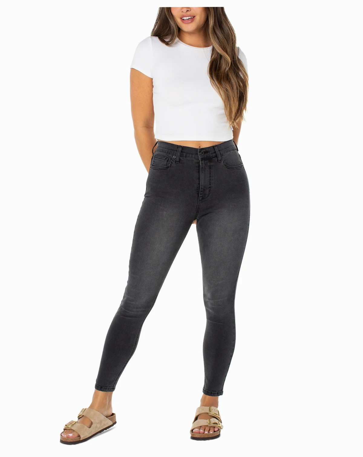 Women's High-Rise Skinny Ankle Jeans