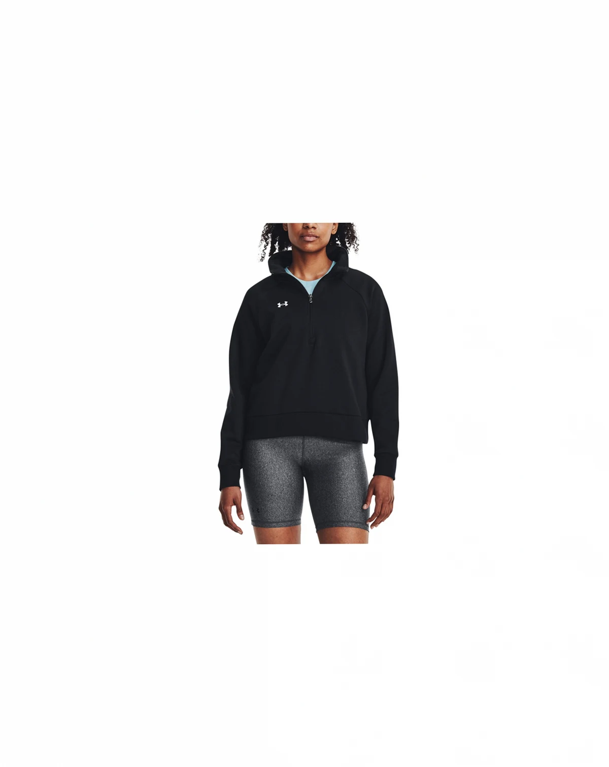 Women's Rival Fleece Mock-Neck Half-Zip Sweatshirt