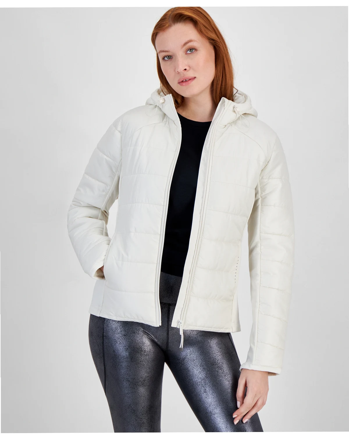 Women's Hooded Puffer Jacket, Created for Macy's