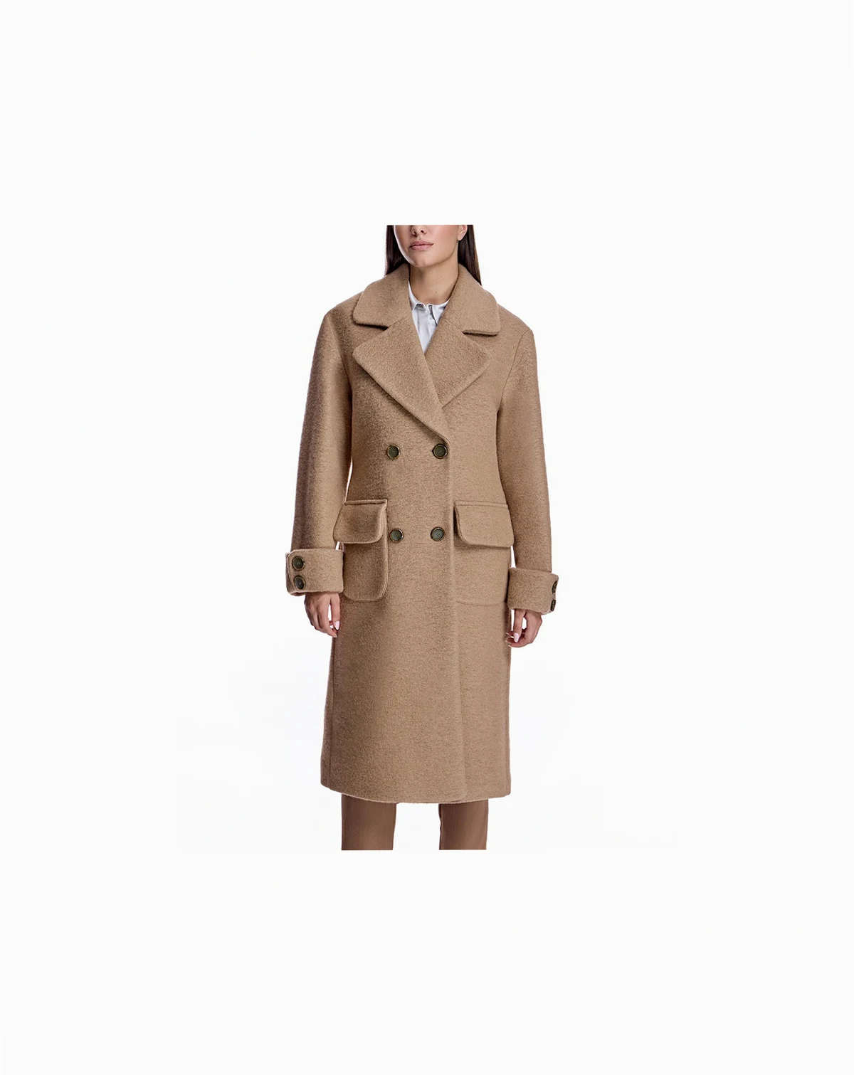 Women's Wool Wrap Coat