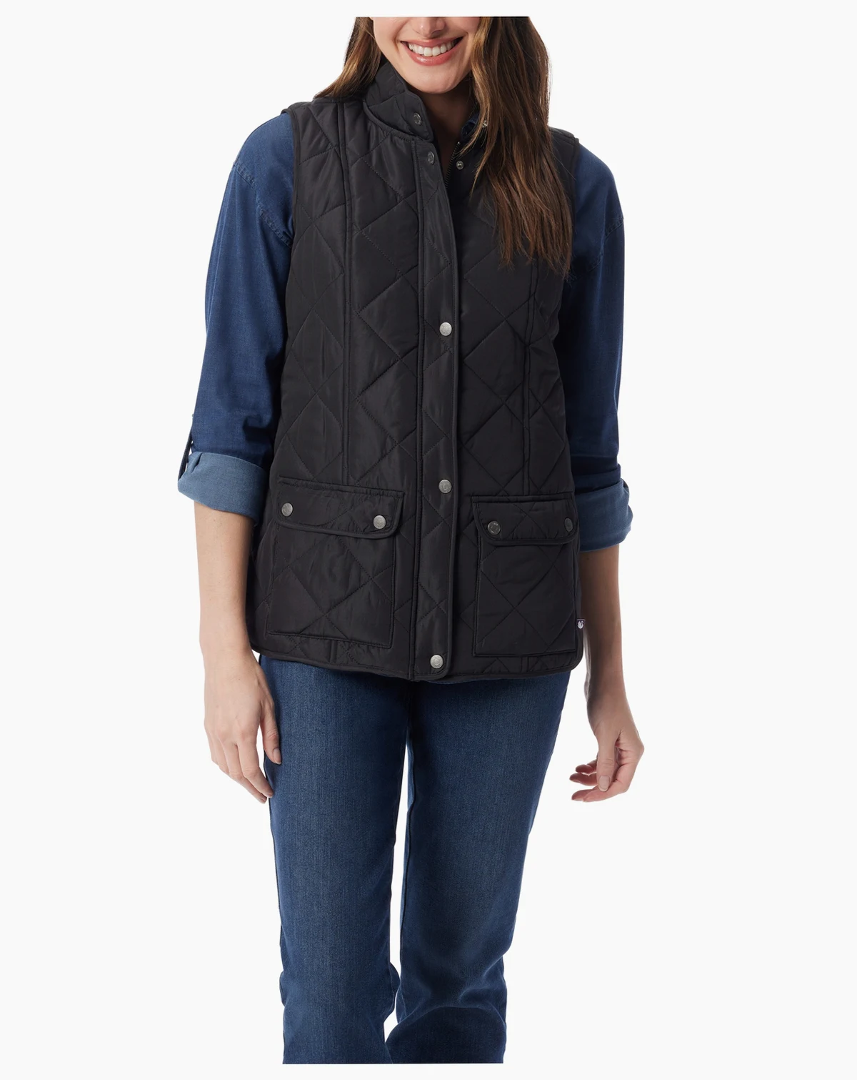 Women's Quilted Vest Sleeveless Jacket