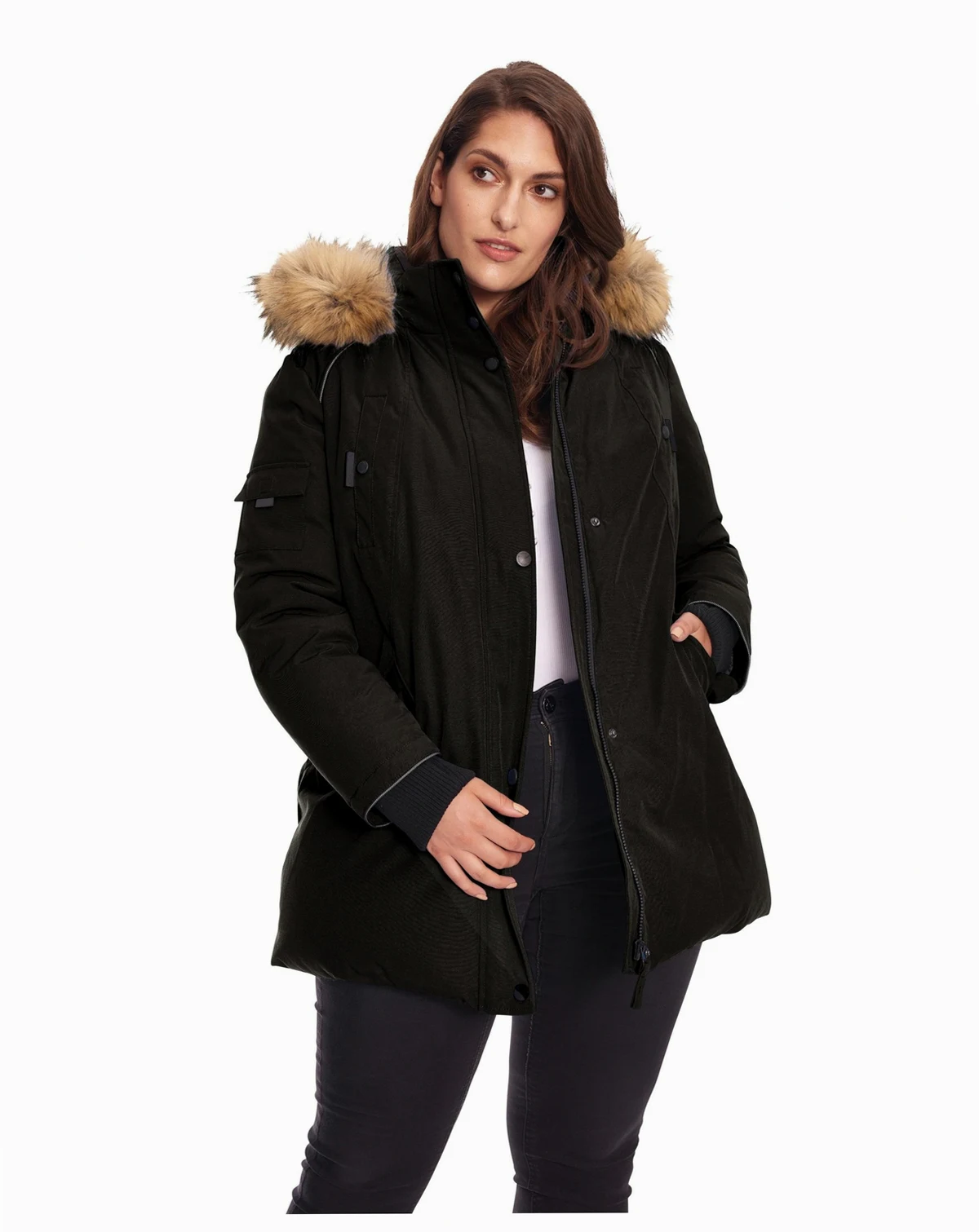 Plus Size Glacier Parka Winter Jacket