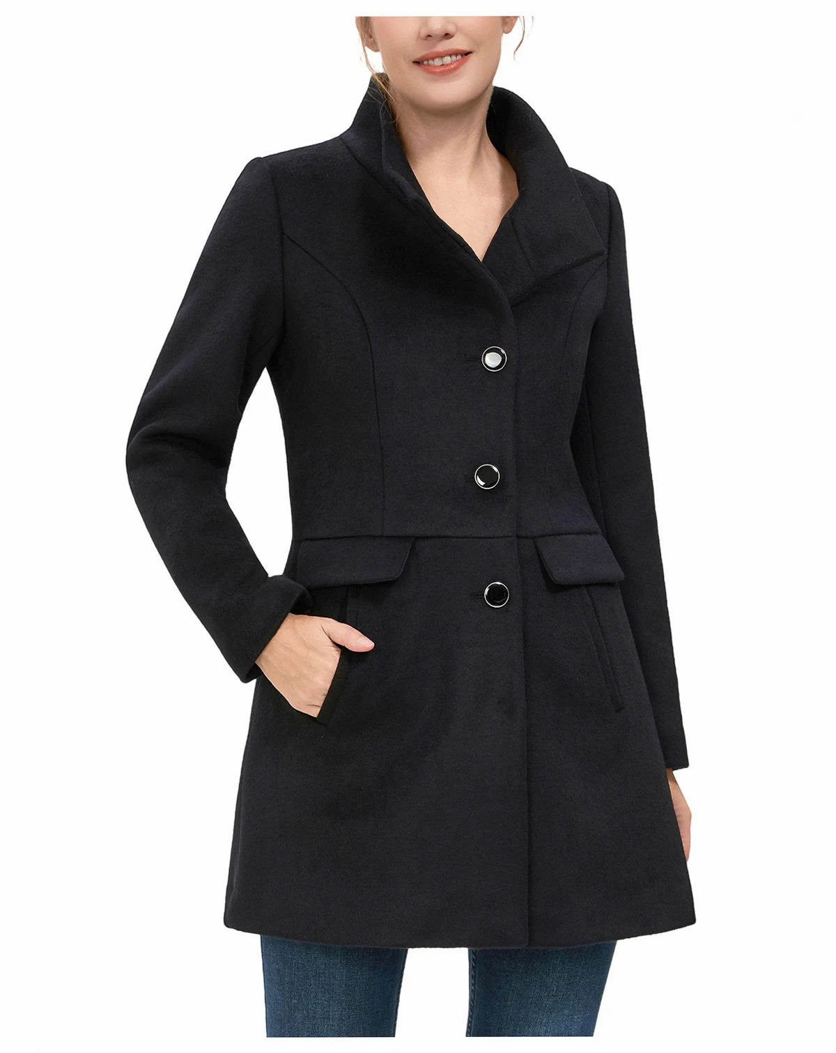 Women's Olivia Wool Blend Walking Coat