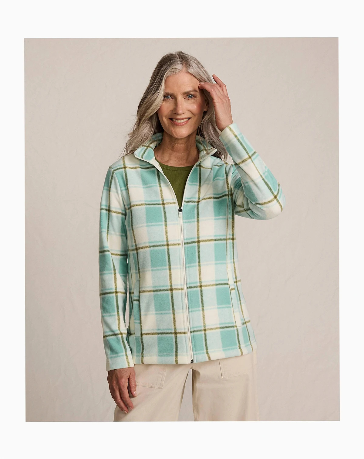 Women's Anyweather Fleece Full Zip Print Jacket