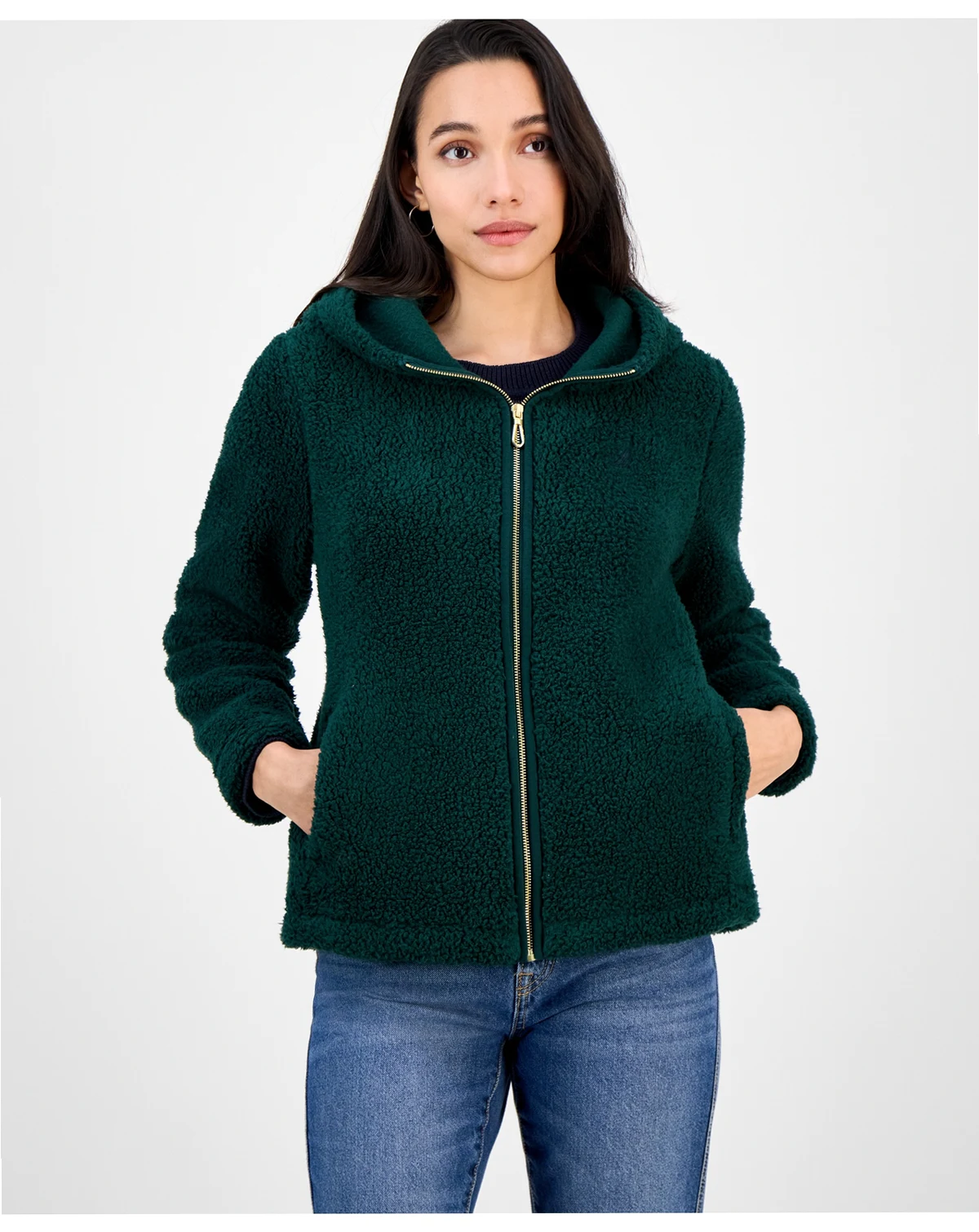 Nautica Women's Zippered Fleece Jacket