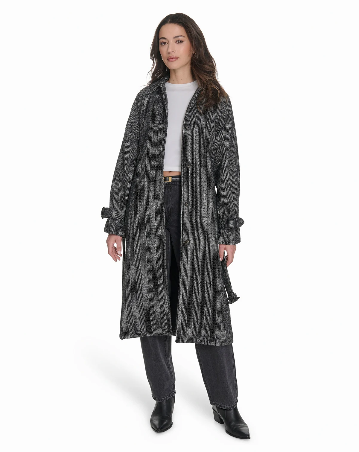 Women's Single Breasted Trench Jacket