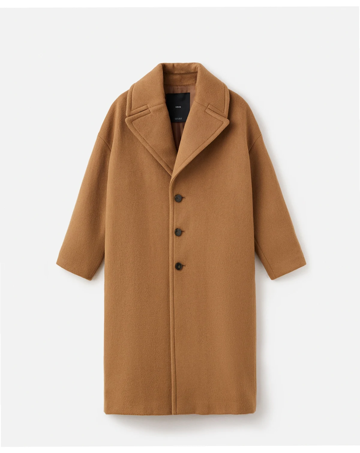 Women's Lapel Manteco Wool Coat