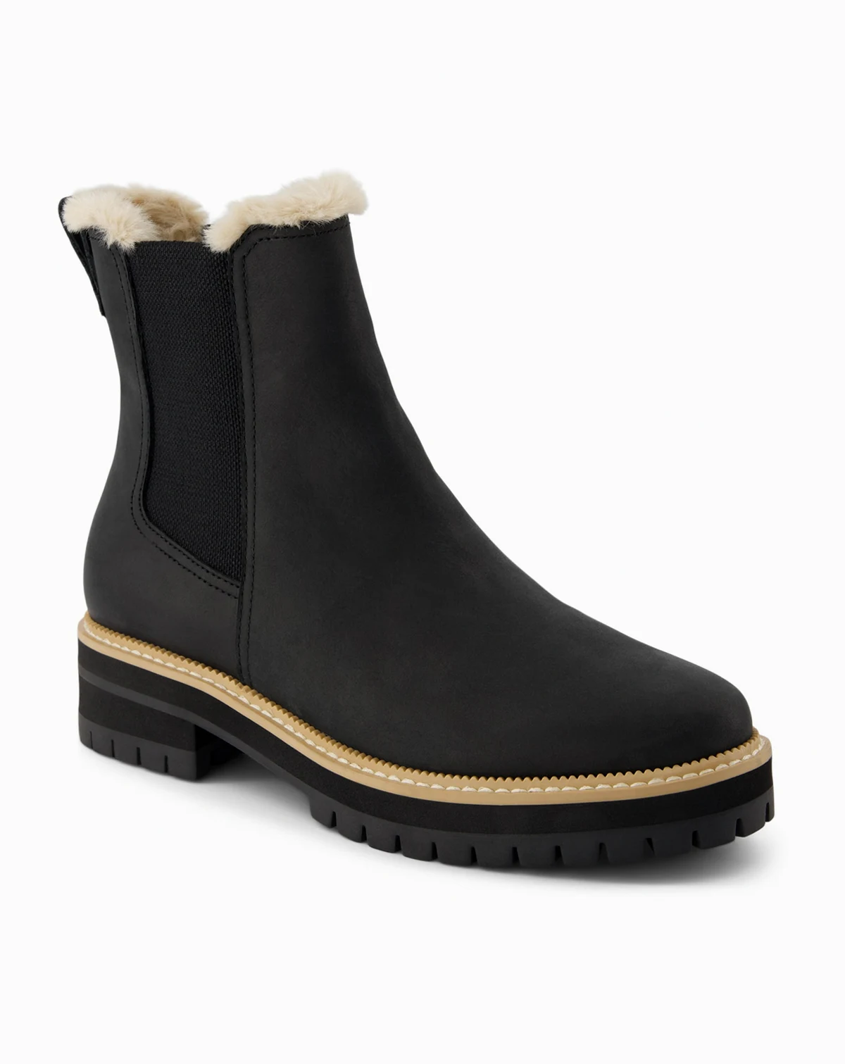 Women's Bennet Faux Fur Chelsea Lug Booties