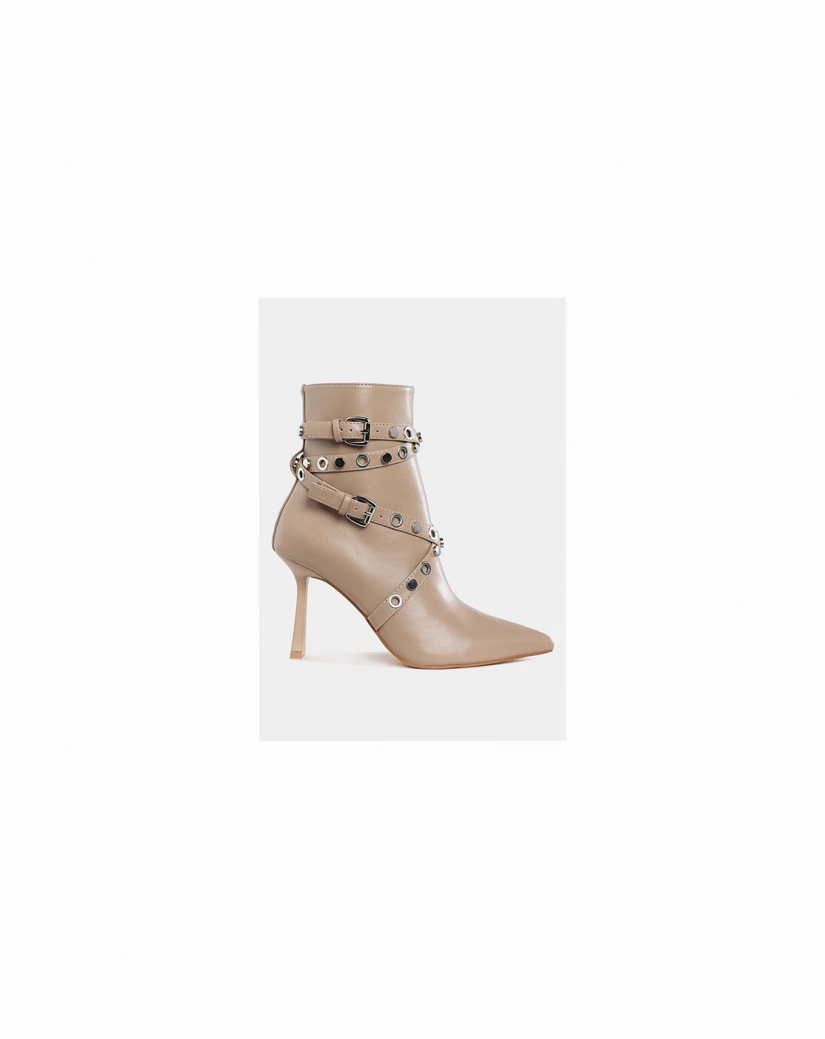 Womens Jaunts Eyelets & Studs Harness Ankle Boots