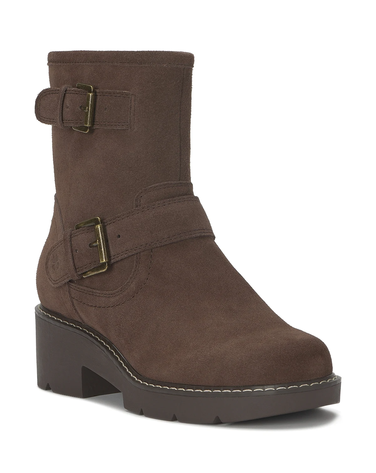 Women's Migyn Buckle Moto Lug Sole Booties