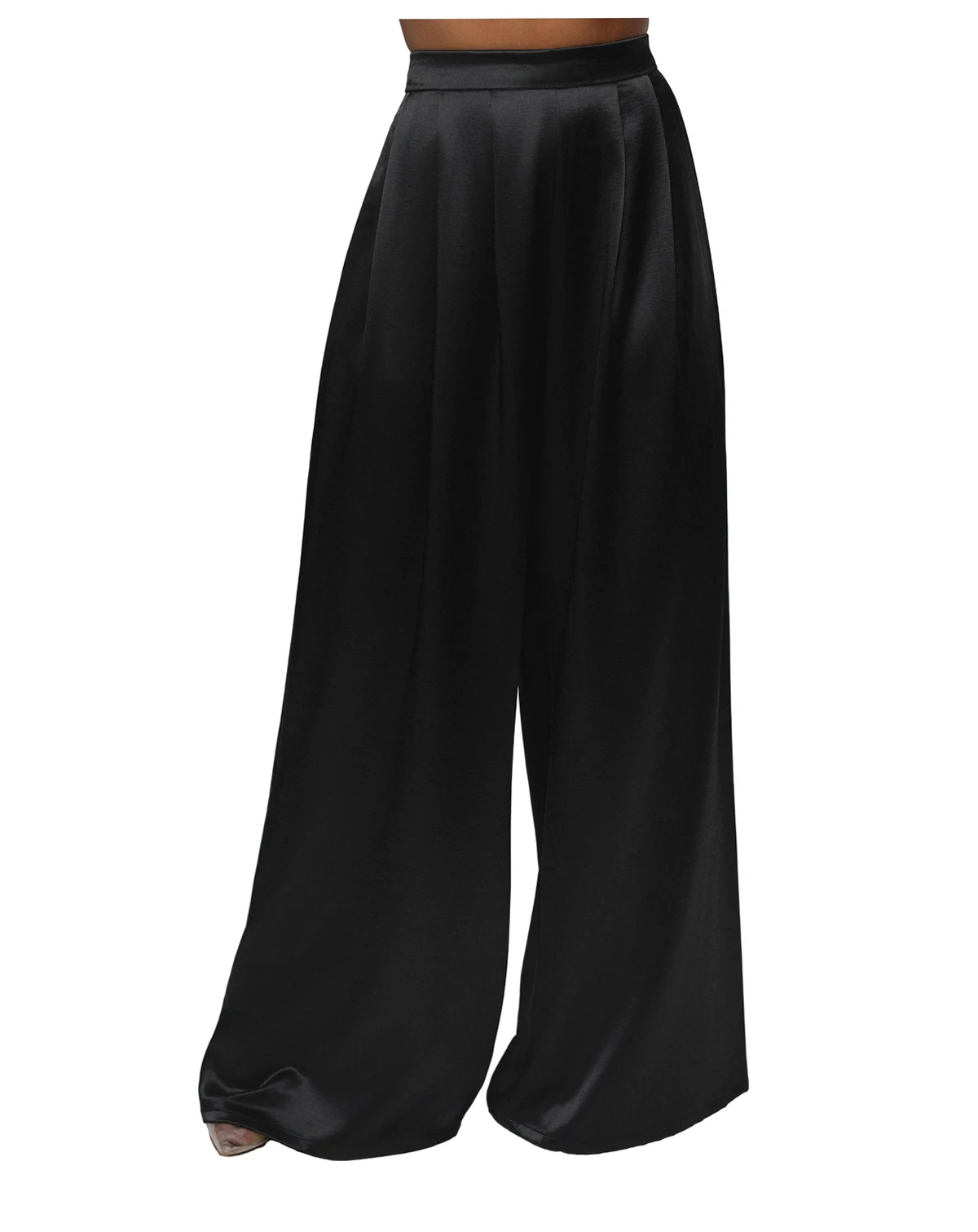 Women's Satin Bliss Pleated Pant