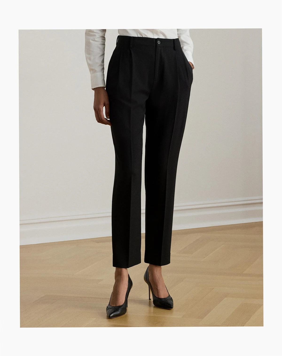 Women's Knee Patch Detail High Rise Pants