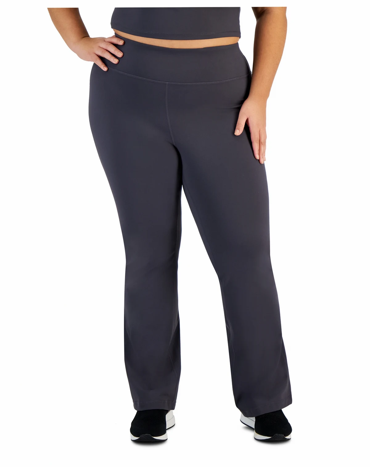 Plus Size High Rise Flared Leggings, Created for Macy's
