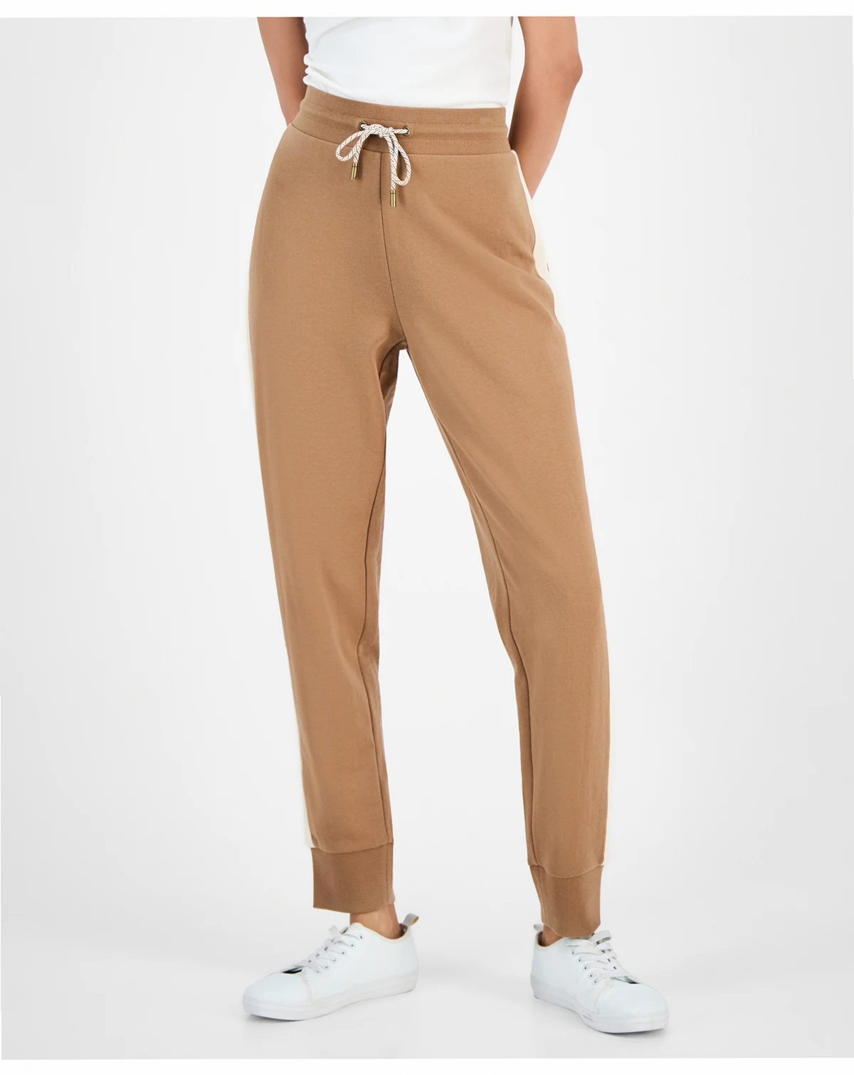 Nautica Women's Side-Striped Jogger Pants