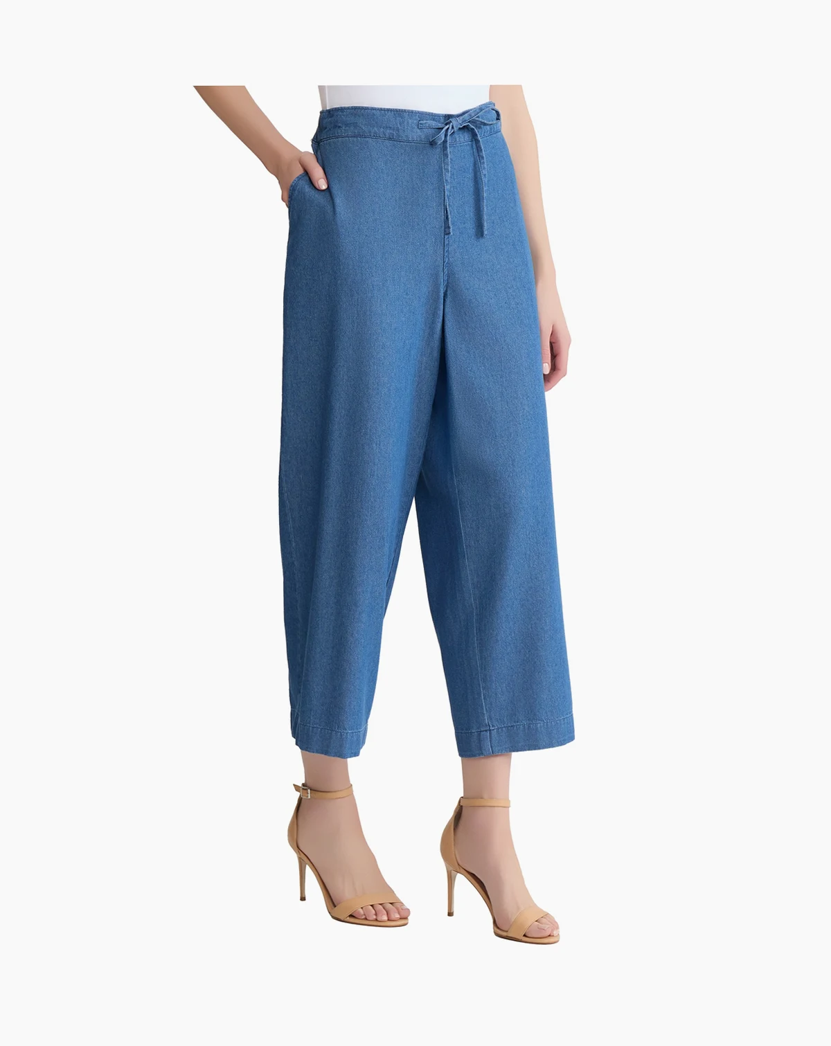 Petite Wide-Leg Pants