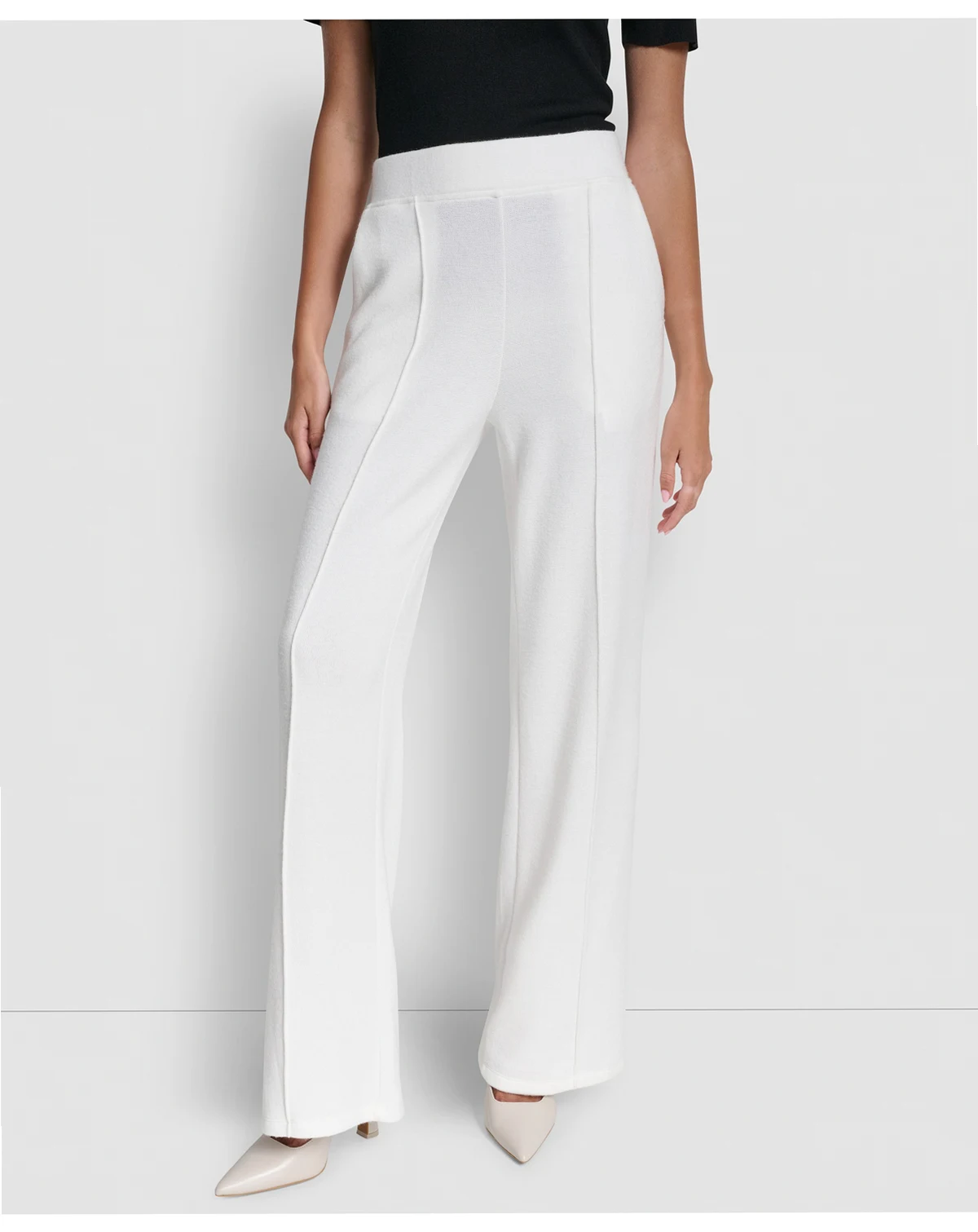 Women's Knit Pull-On Wide-Leg Pants