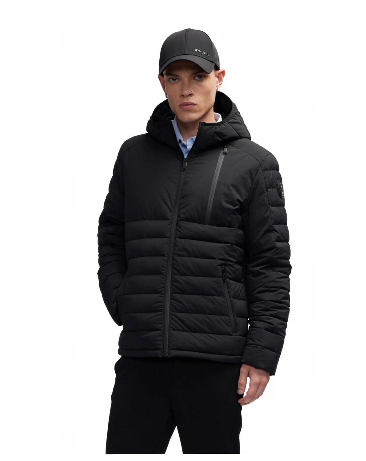 Men’s Henrik Channel Quilted Lightweight Stretch Puffer Jacket