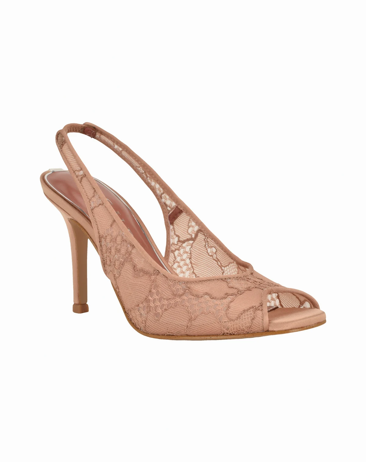 Women's Kisco Lace Peep Toe Slingback Pumps