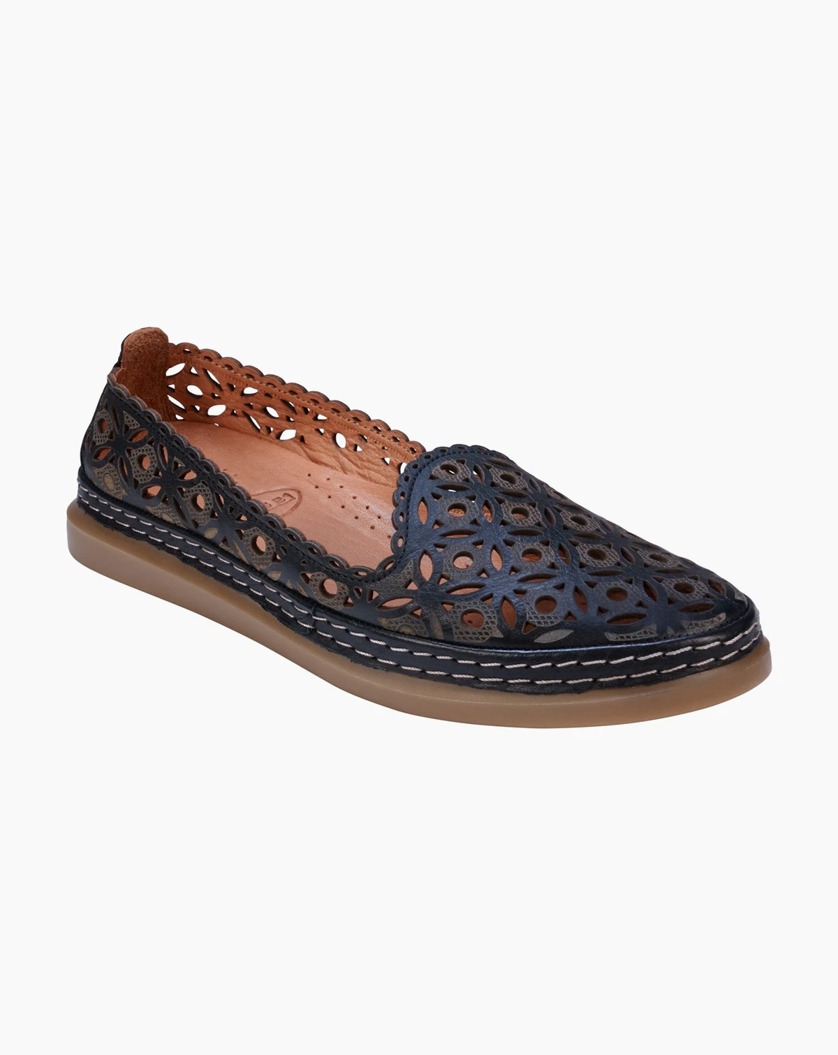 Women's Tumi Perforated Leather Flats