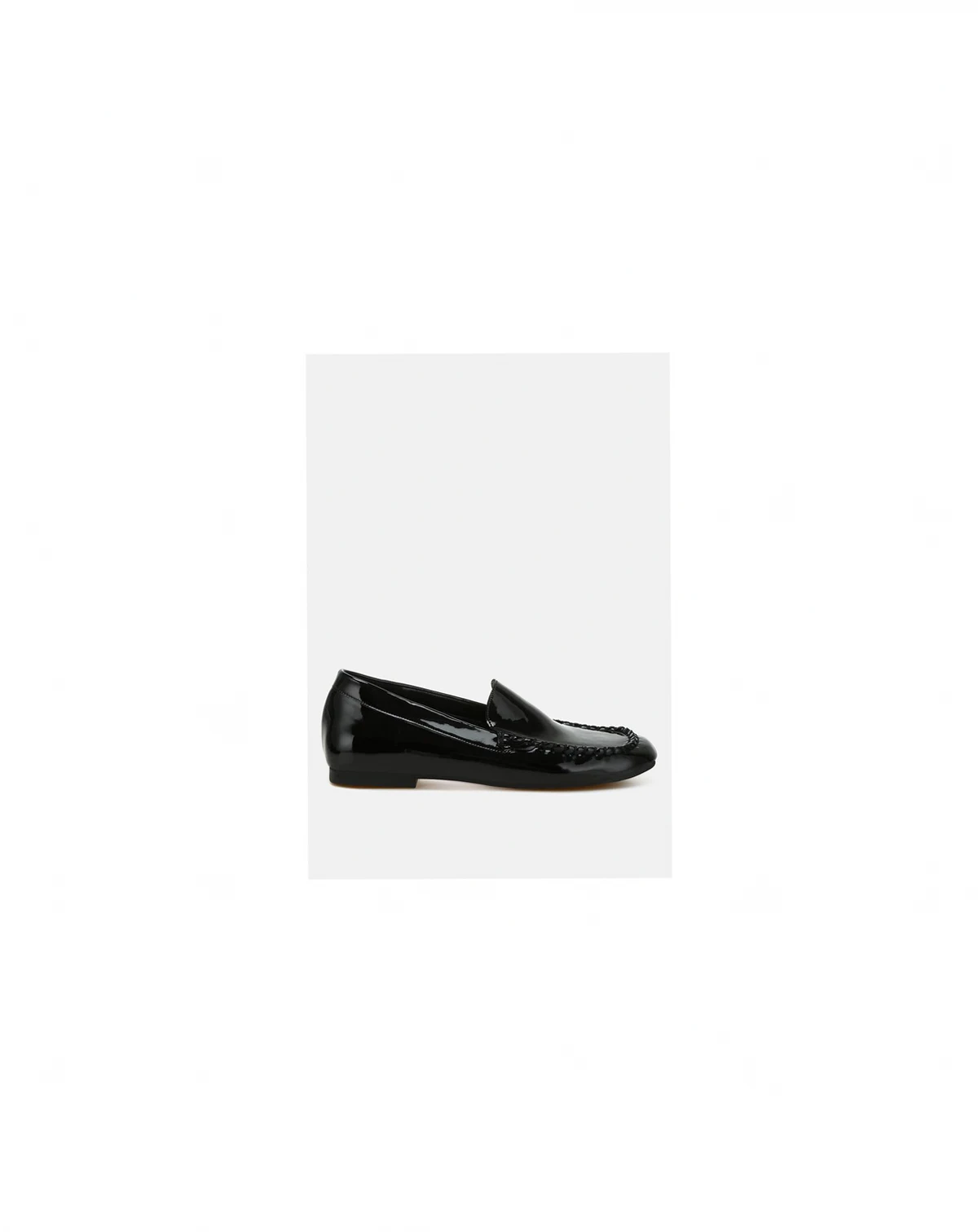 Womens Dama Patent Pleather Loafers