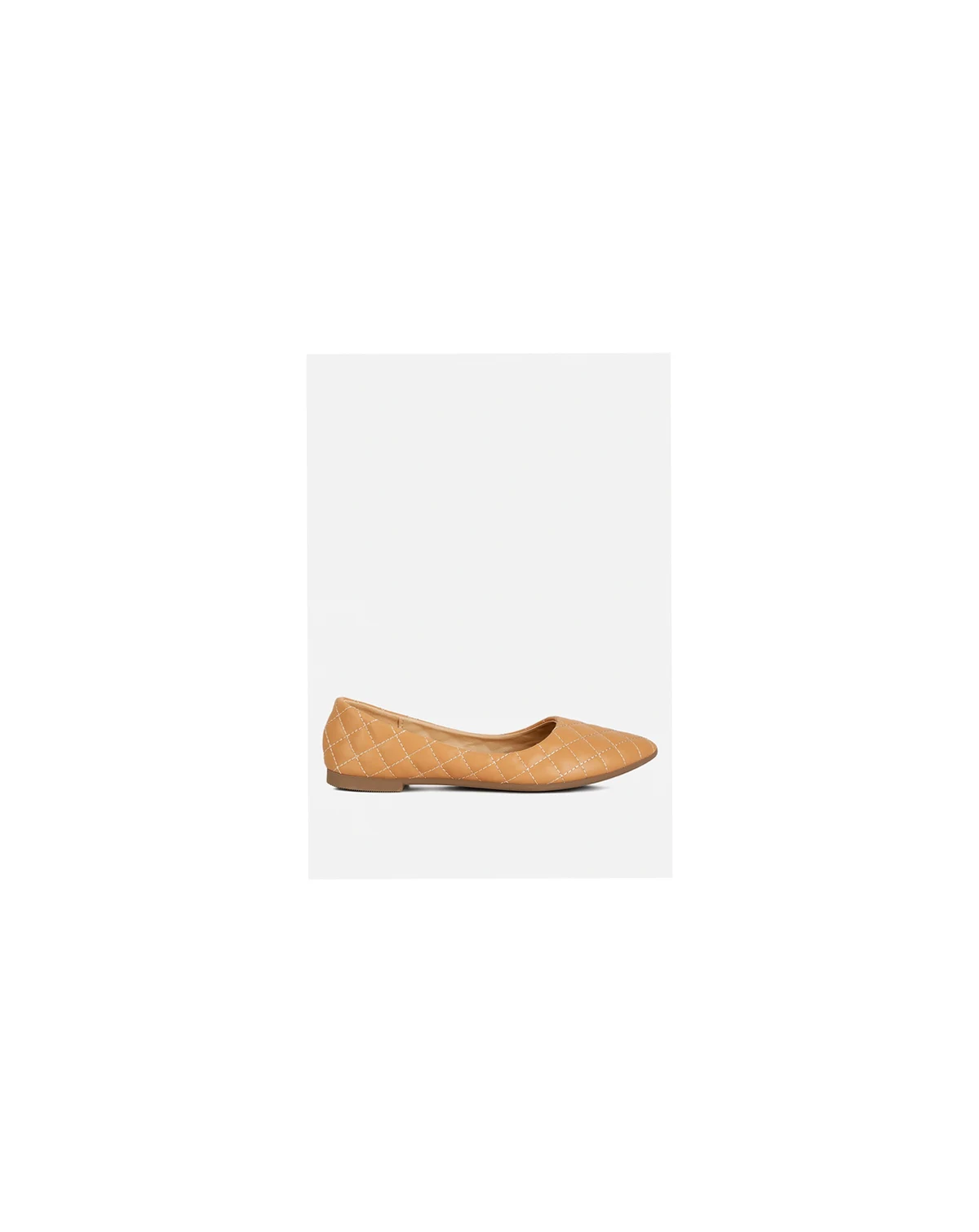 Womens Rikhani Quilted Detail Ballet Flats