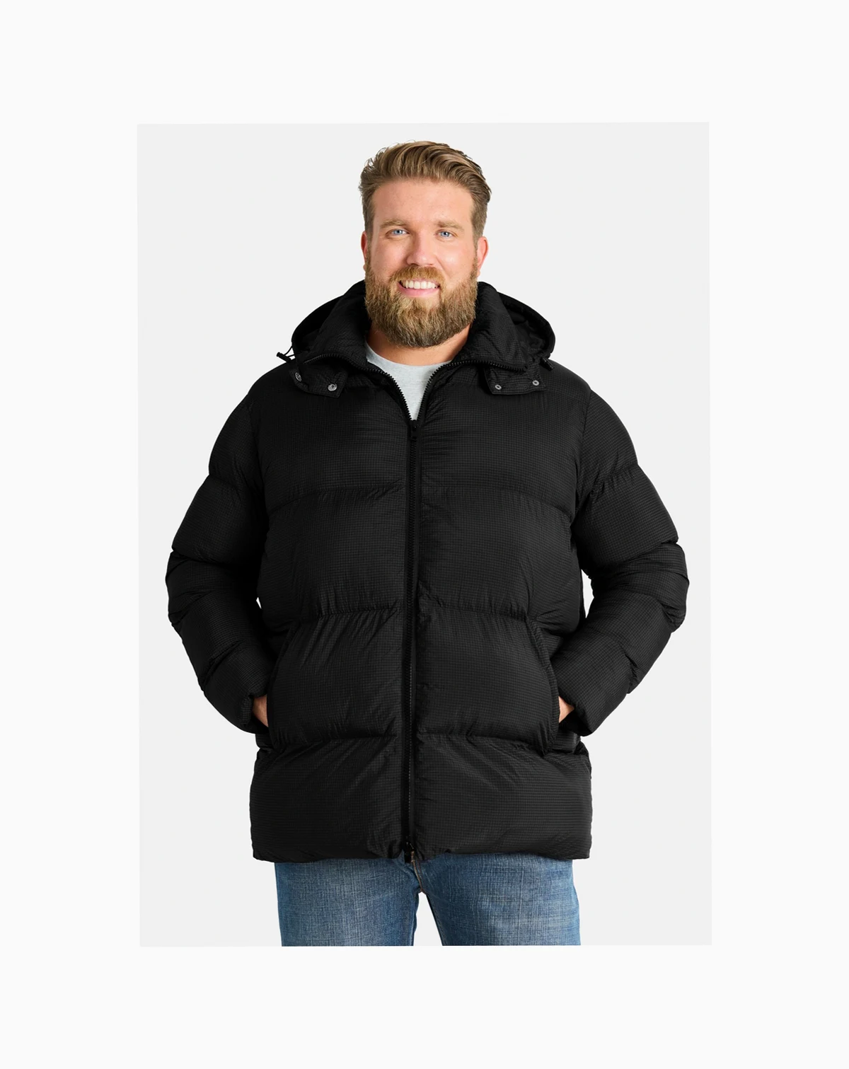 Big & Tall Hipster Quilted Puffer