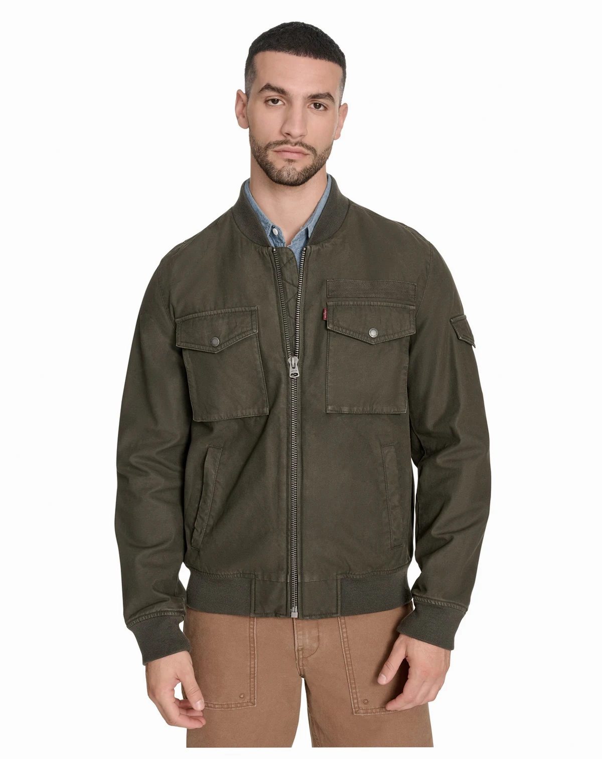 Men's Cotton Military Bomber Jacket
