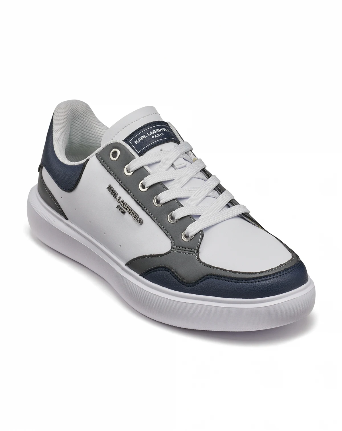 Men's Multi-Color Side Logo Bit Sneakers