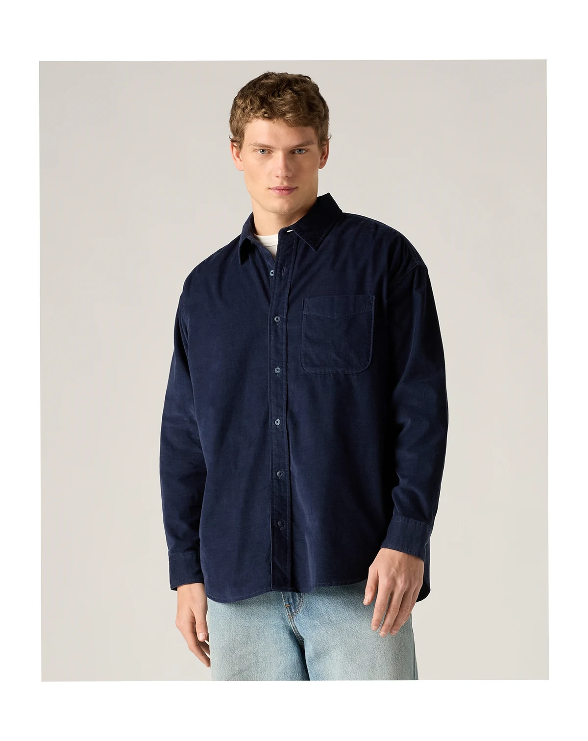 Men's Long-Sleeve Woven Shirt