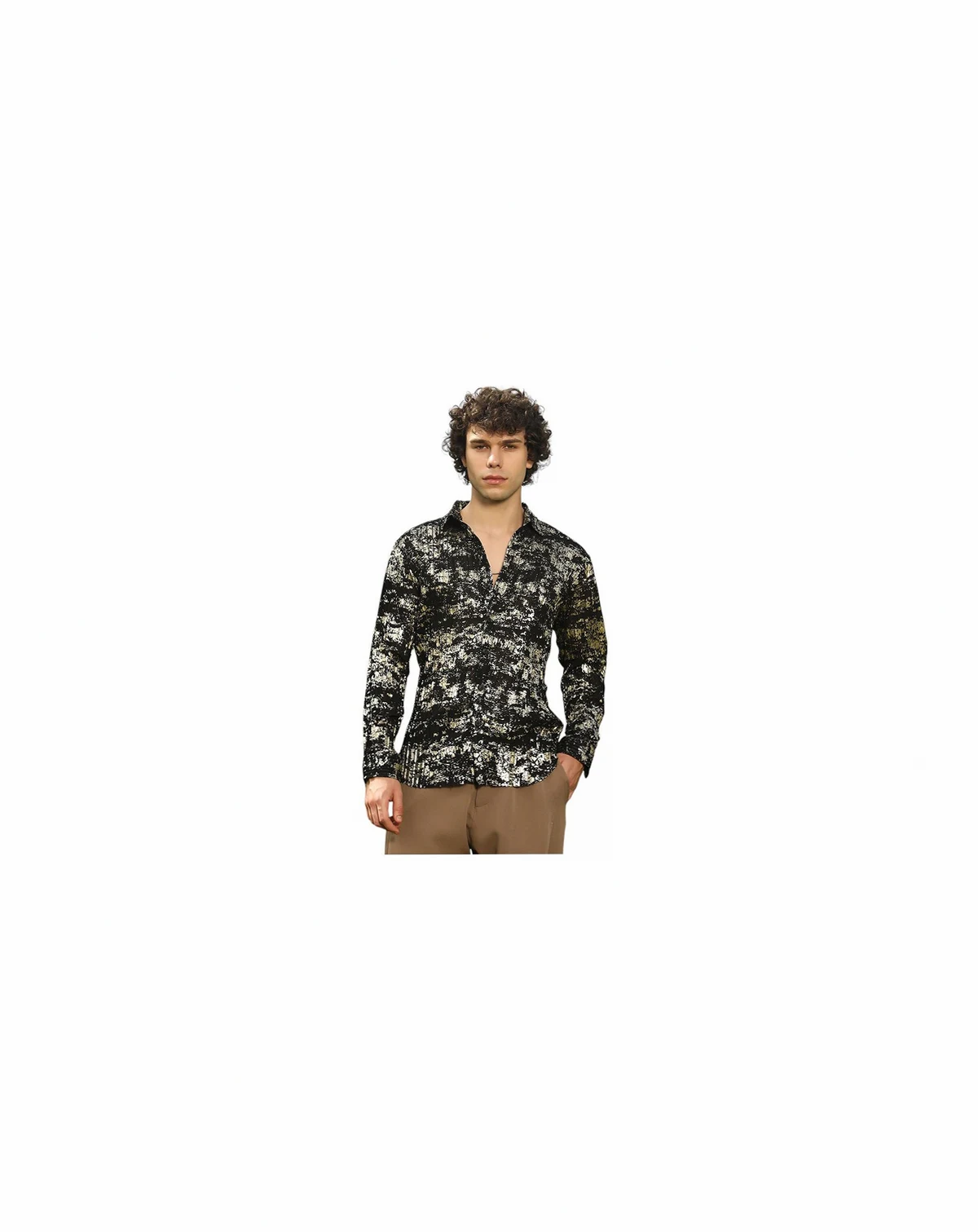 Textured Foil Shirt