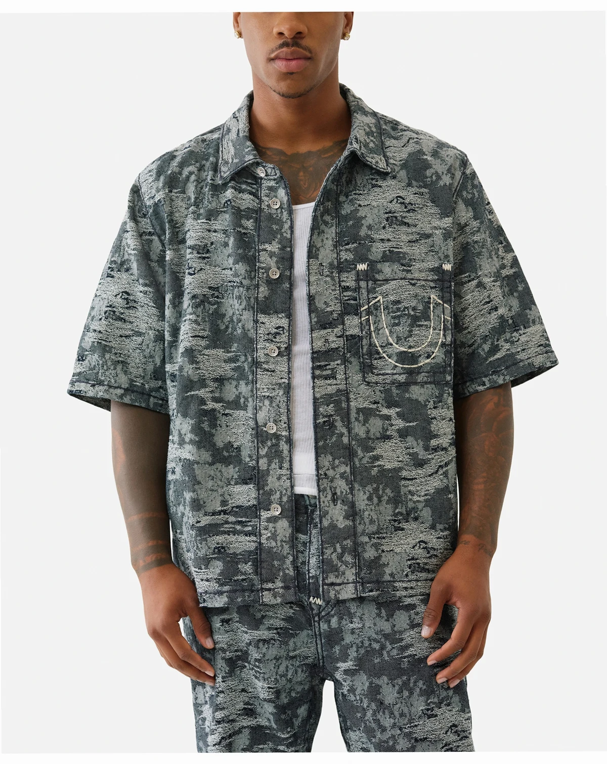 Men's Super Oversized Short-Sleeve Shirt