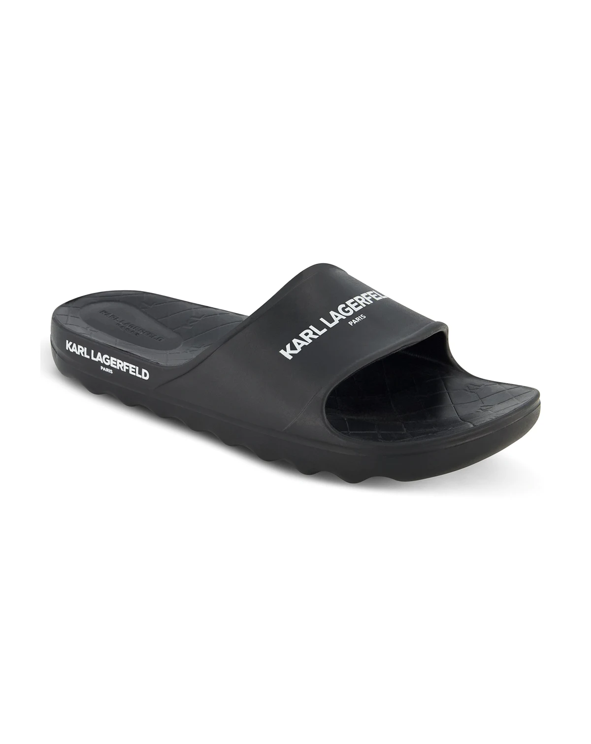 Men's Karl Logo Print Slides