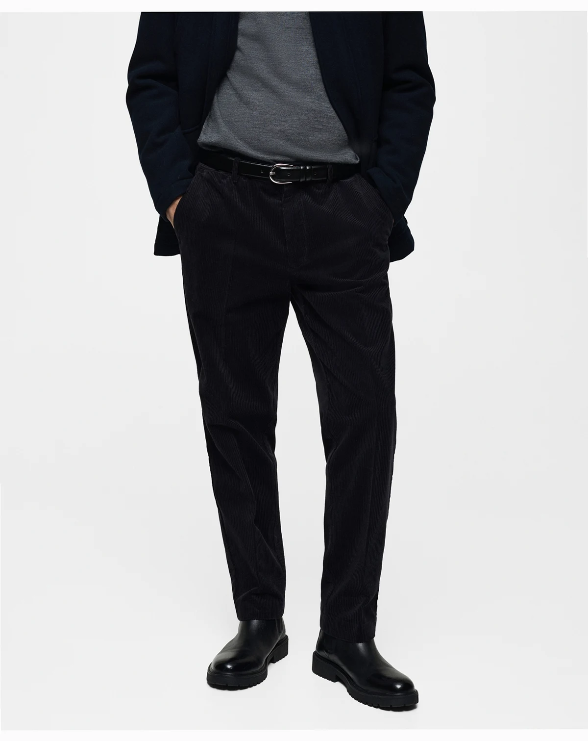 Men's Slim-Fit Corduroy Pants