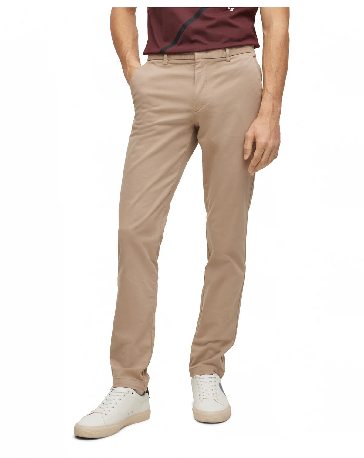 Men's Stretch-Cotton Gabardine Slim-Fit Chinos