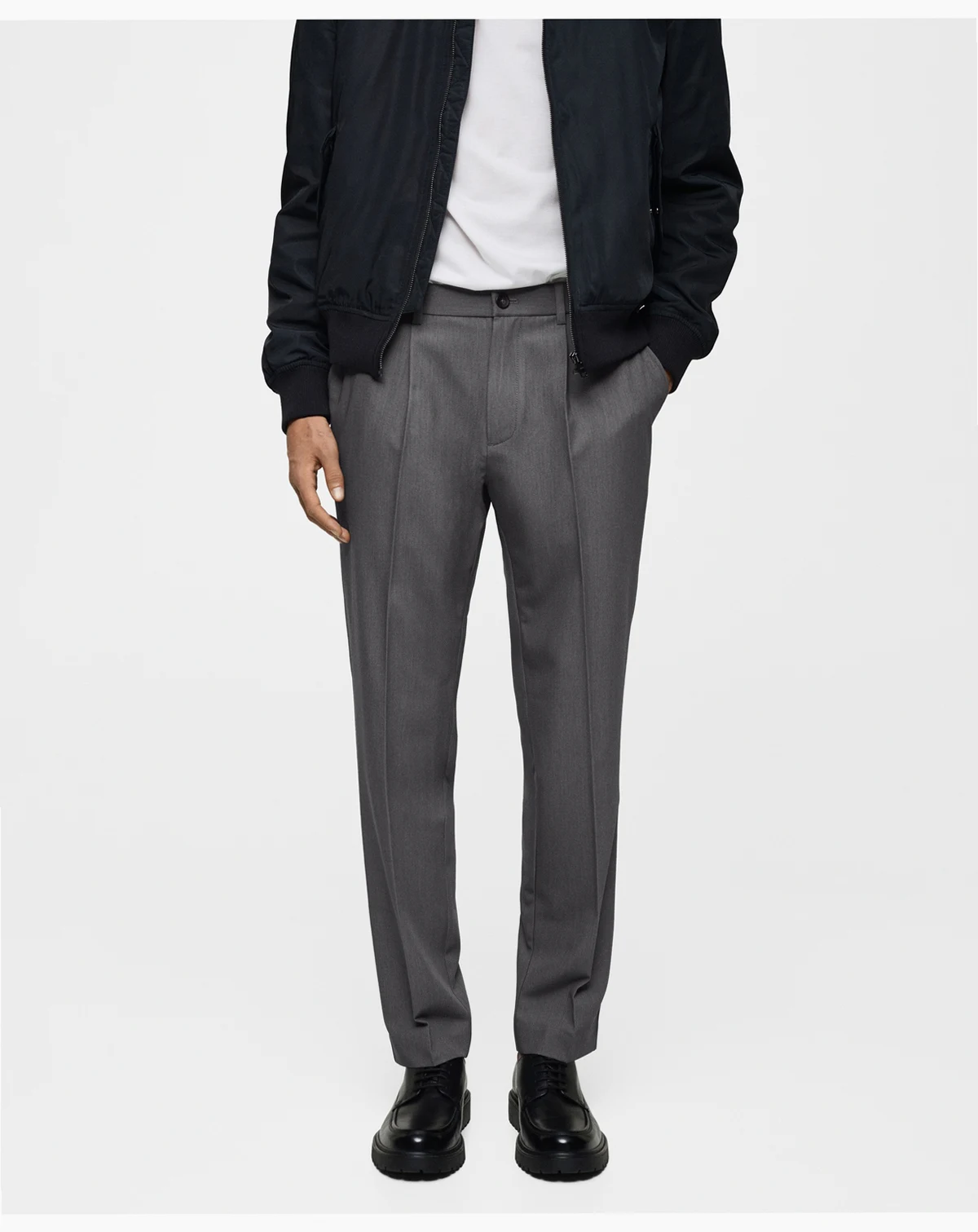 Men's Pleated Flowy Pants