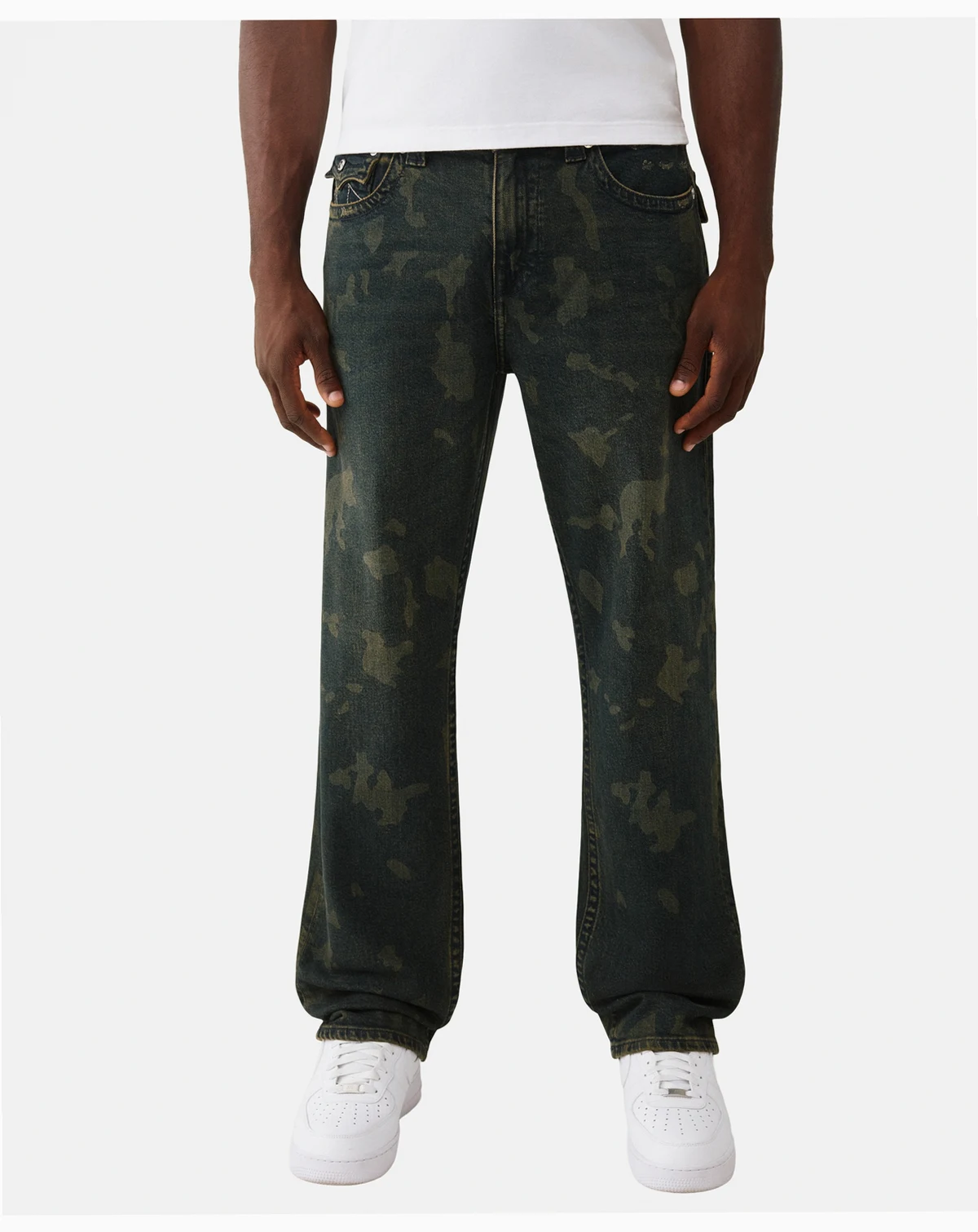 Men's Baggy Zip-Fly Regular-Fit Jeans