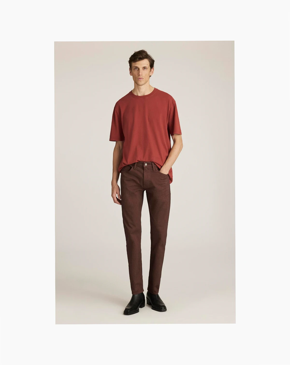 Men's Rosewood Athletic Marcus Slim Straight Leg Jeans