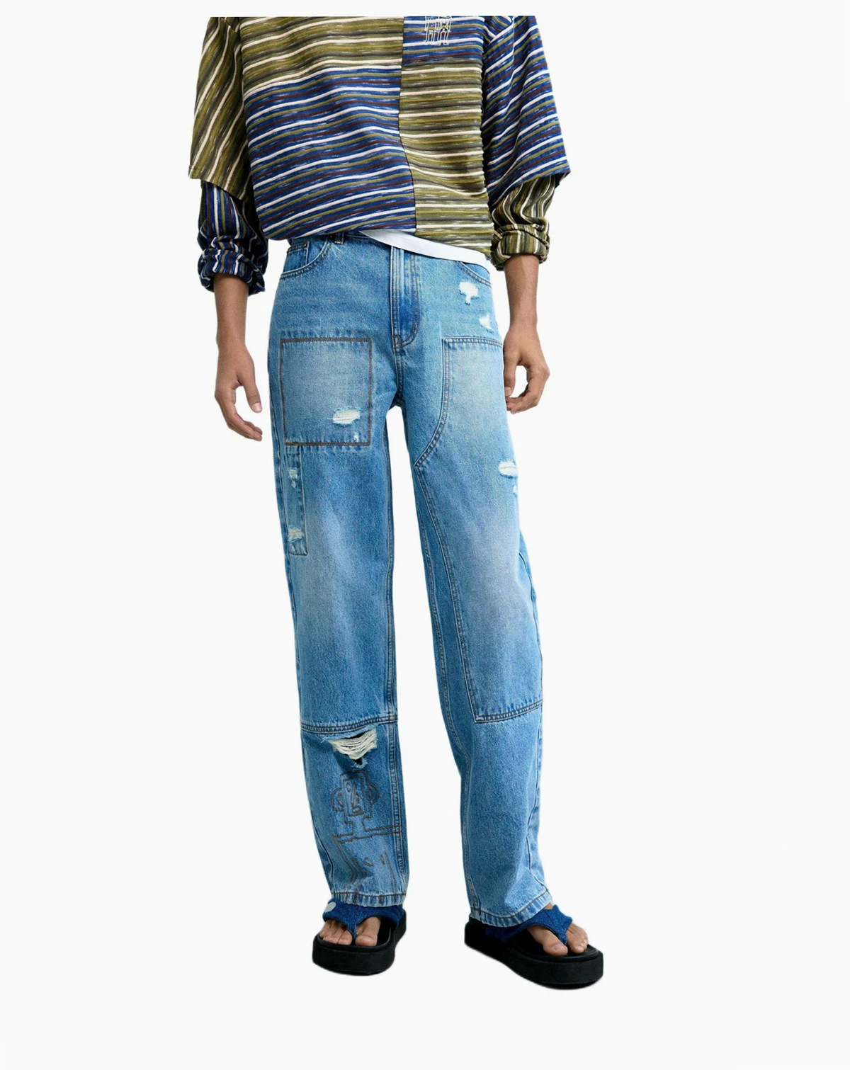 Men's Jeans Trousers Seams