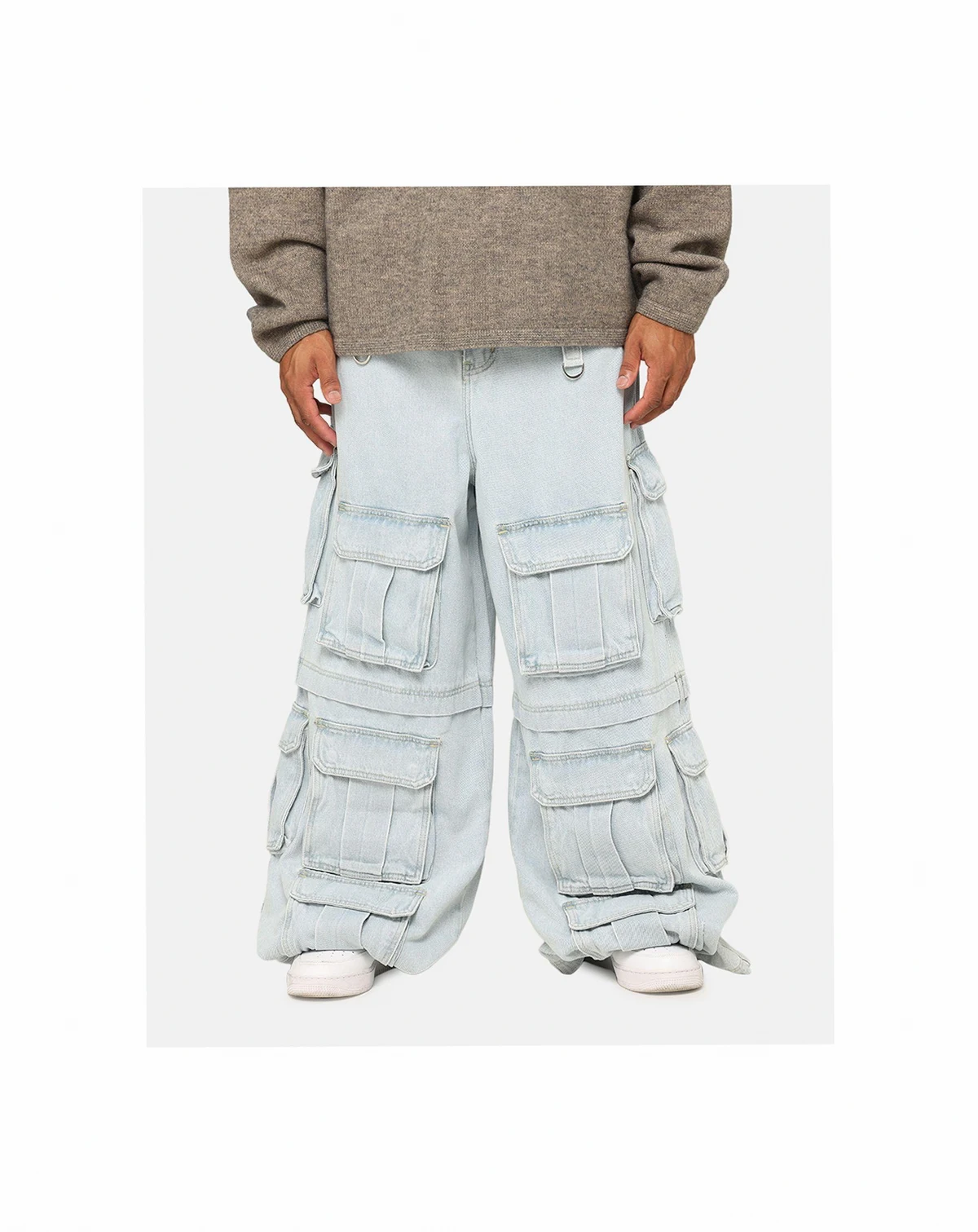 Men's Rave Multi Cargo Denim Jeans