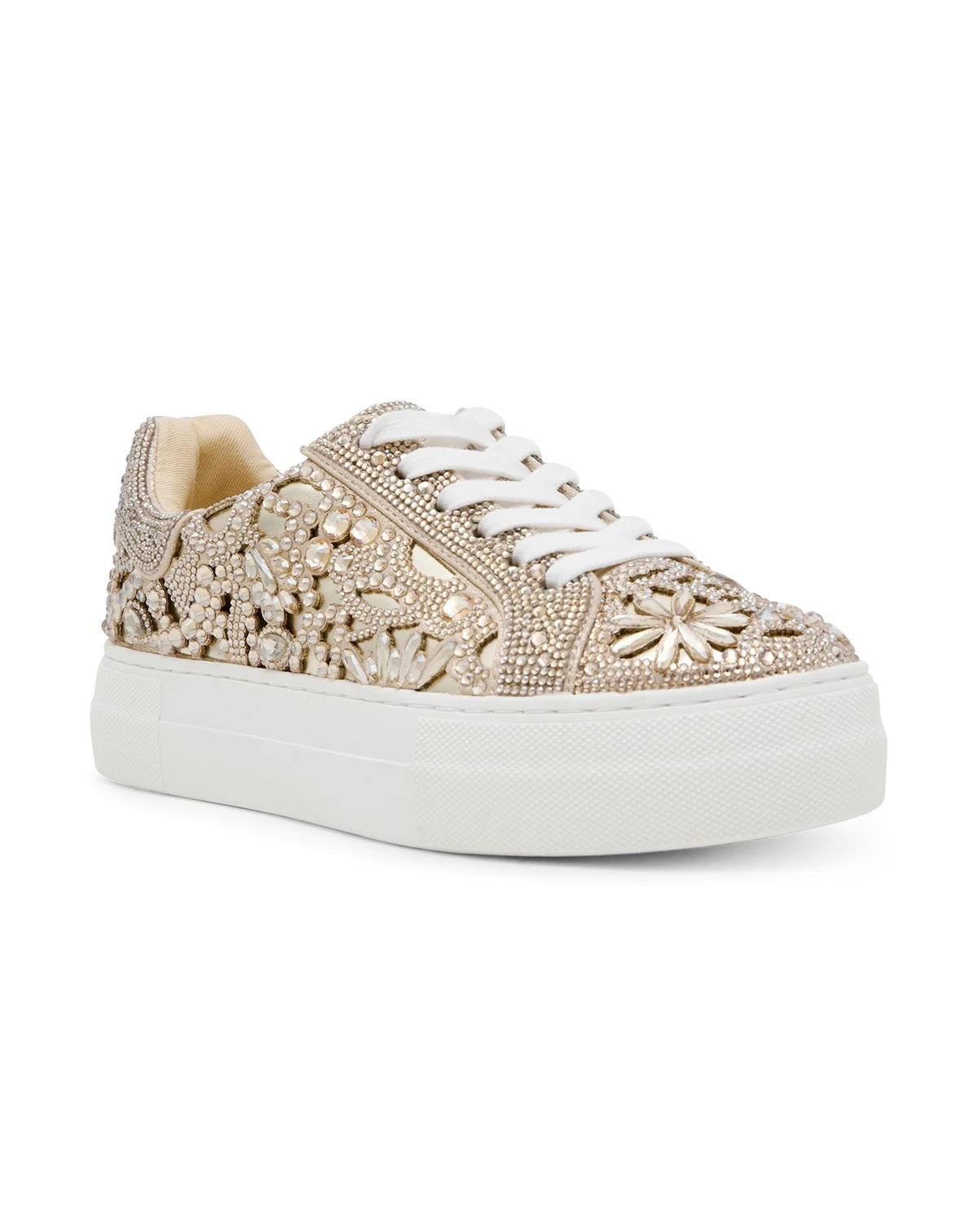 Women's Reily Rhinestone Lace-Up Sneakers