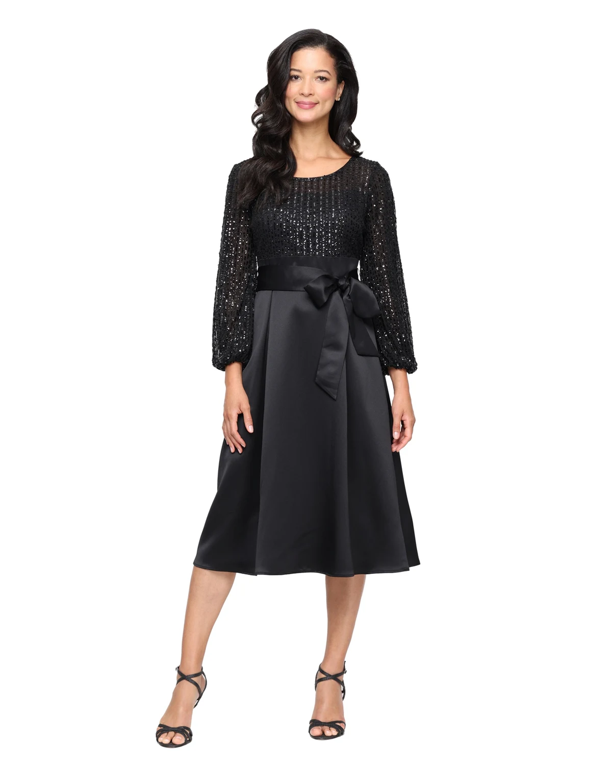 Petite A-Line Midi Dress