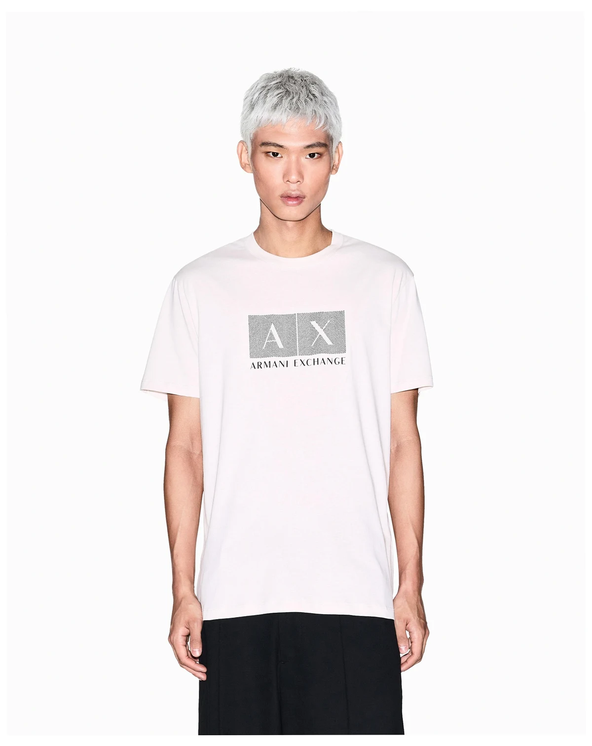 Men's Textured Grid Box T-Shirt
