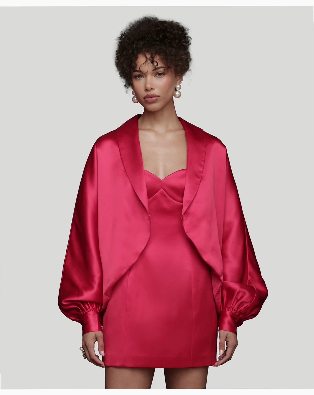 Women's Oversized Dolman Sleeve Puffer Jacket