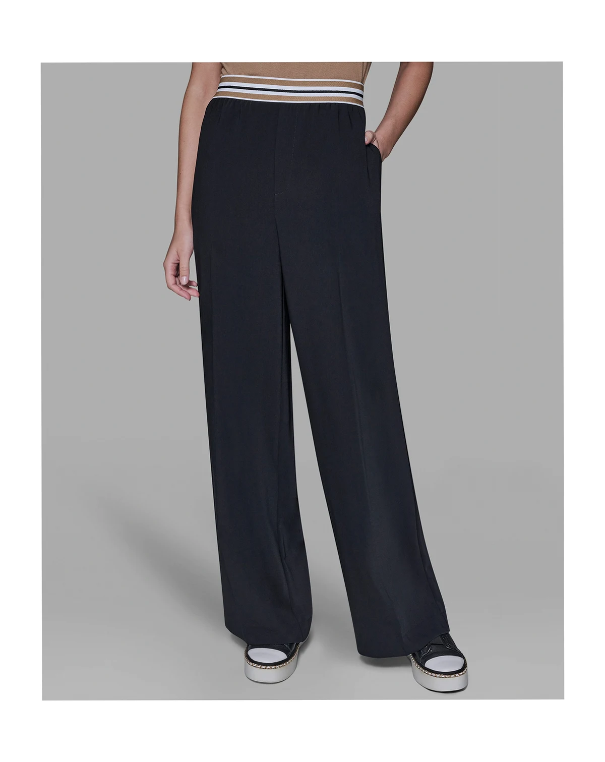 Petite Straight-Leg Ankle Pants