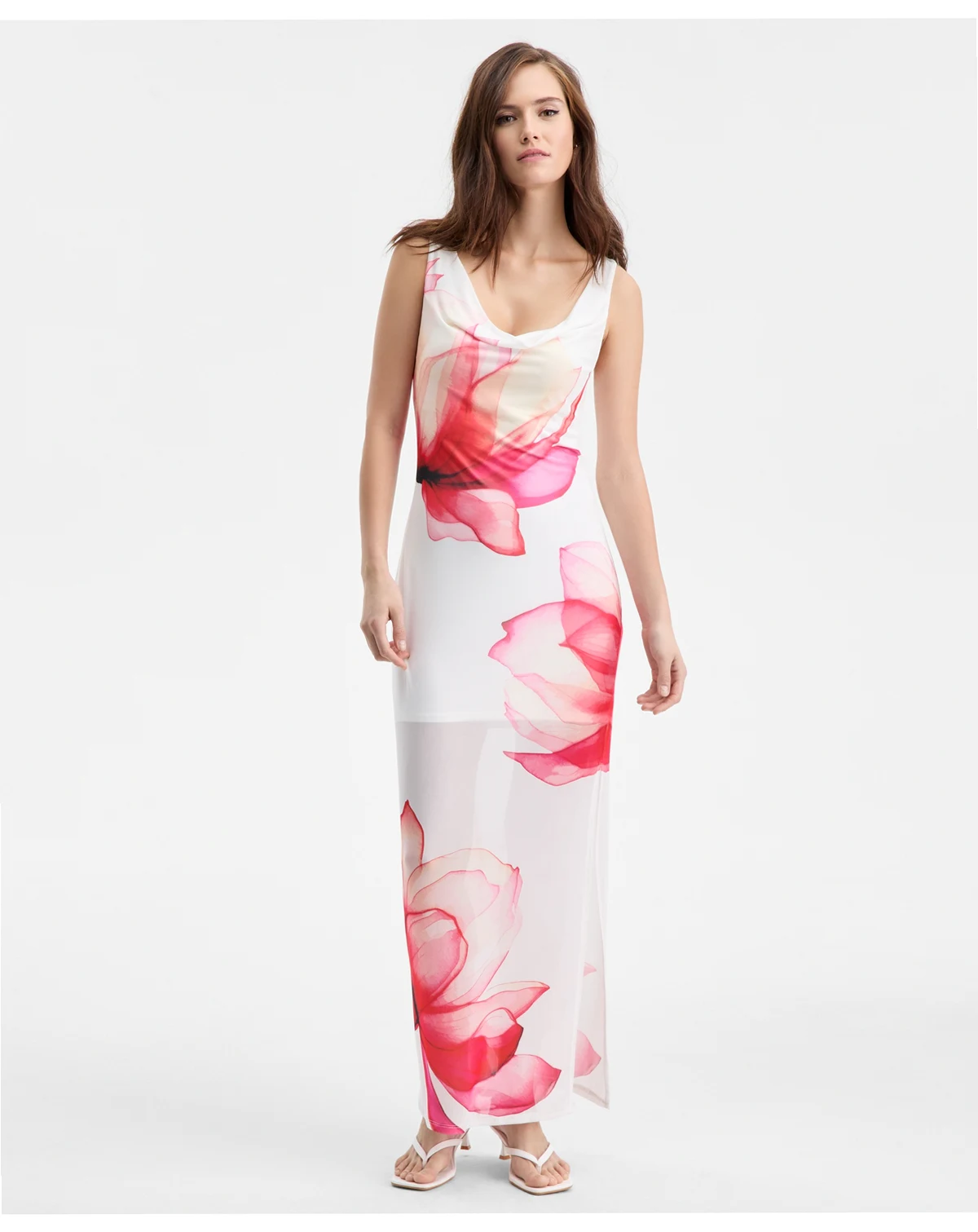 Women's Cowl-Neck Maxi Dress, Macy's Exclusive