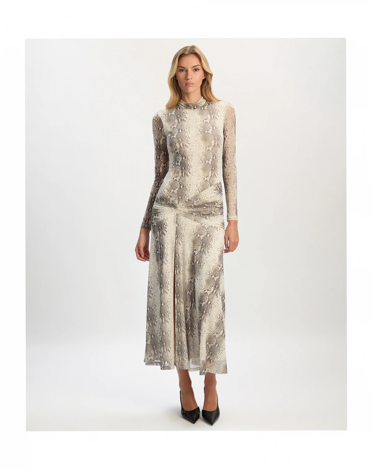 Women's Lea Printed Mesh Dress