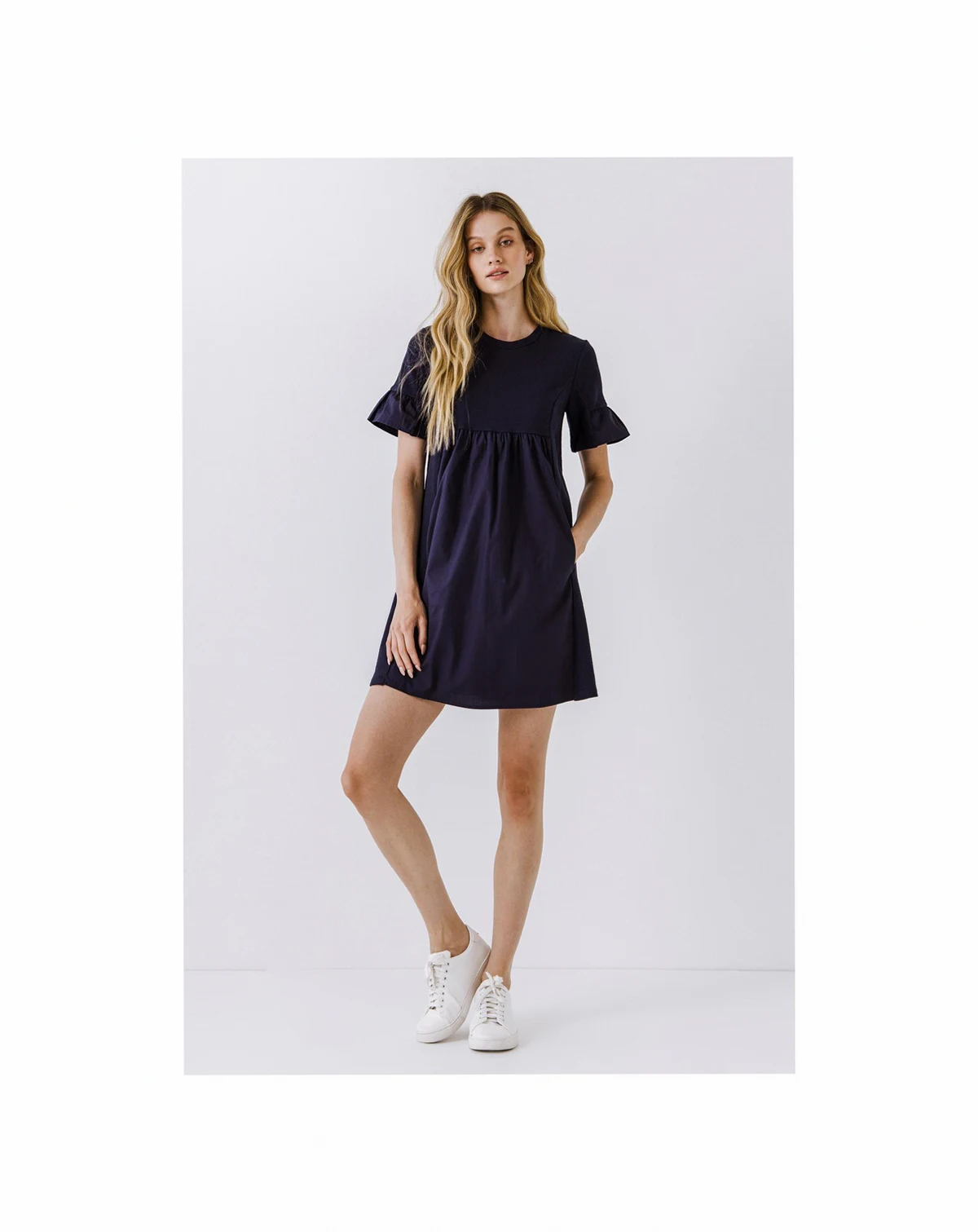 Women's Solid Mini Dress