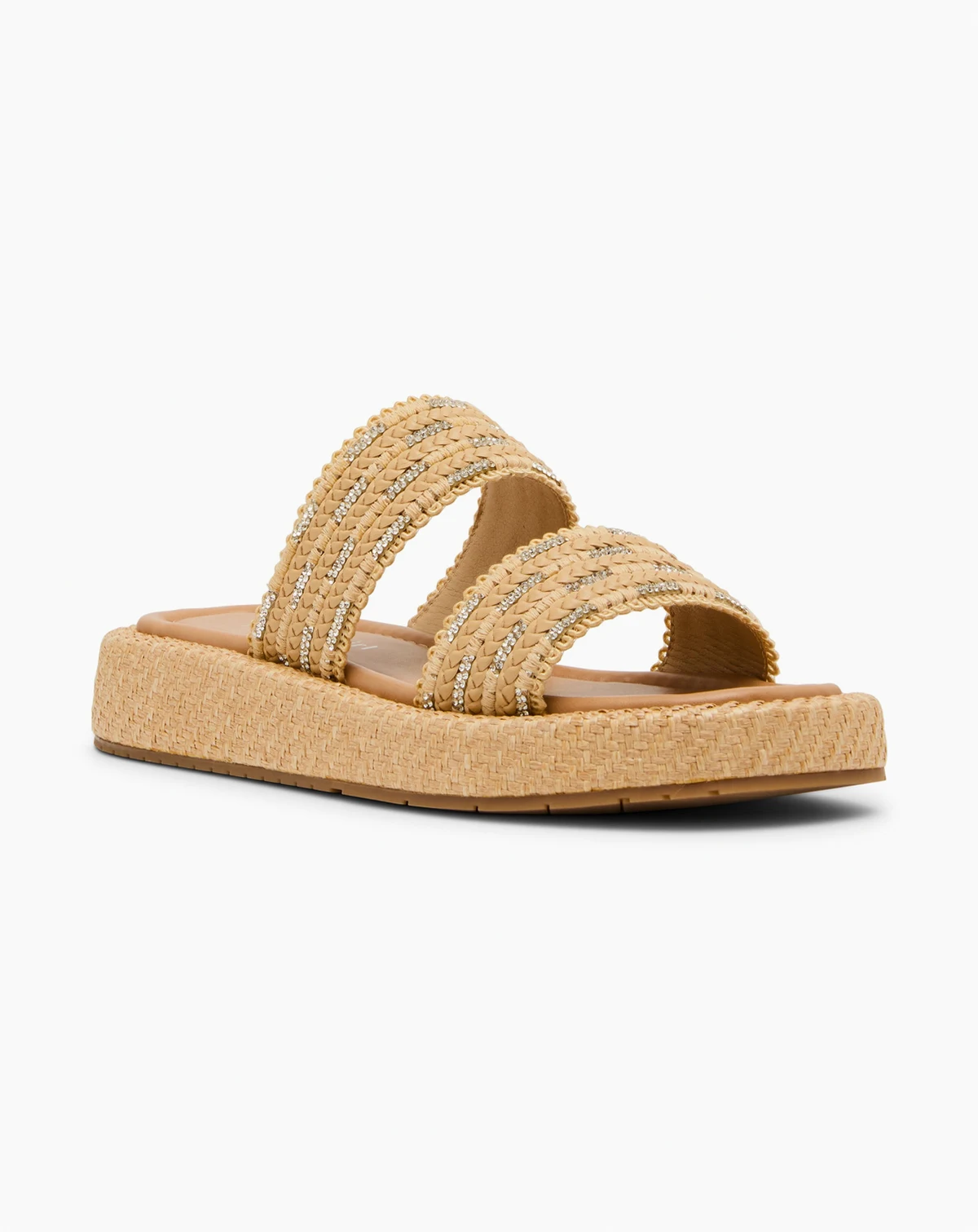 Women's Mykonos Raffia Flatform Sandals
