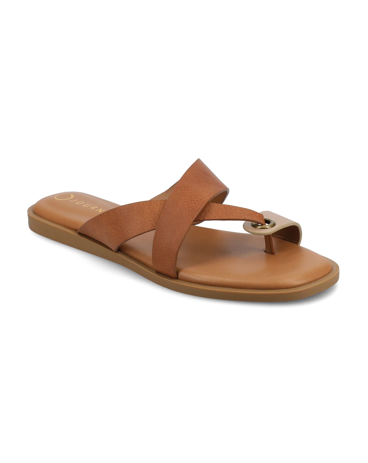 Women's Prizzie Toe Ring Strappy Flat Sandals